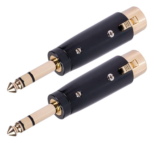 A@gift Shop Adaptador Hembra 2x Xlr A Macho 1/4, Enchufe