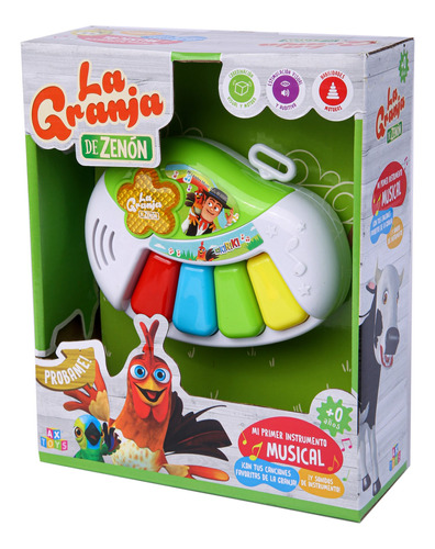 Imagen 1 de 7 de Instrumentos Infantiles La Granja De Zenon Luz Sonido Musica