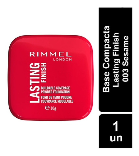 Base Compacta Rimmel Lasting Finish Compact Powder