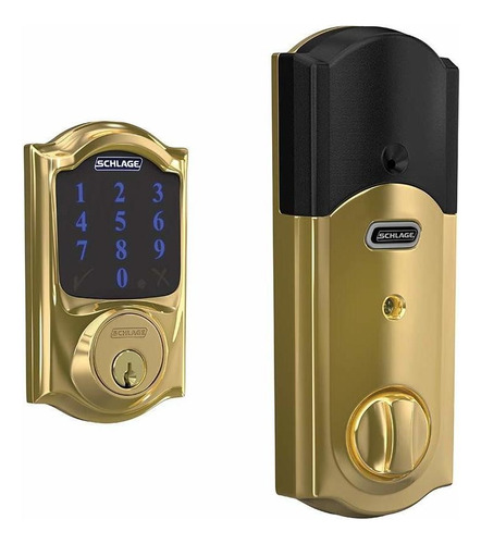 Be469zp Cam 605 Connect Smart Deadbolt Al  Incorporad