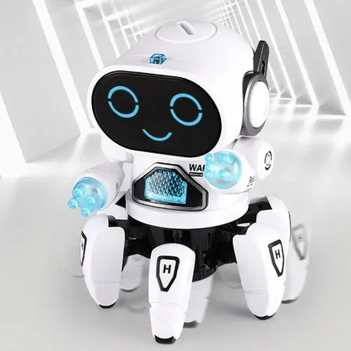 Robot Araña Musical Bailarín Juguete Eléctrico Con Luces Led