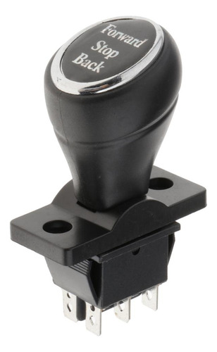 4 Interruptor De Varilla De Empuje Negro Con Deflector
