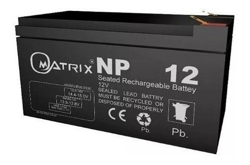 Bateria Ups Moto 12v 7 Amp Matrix Para Upc / Lamparas Emerg