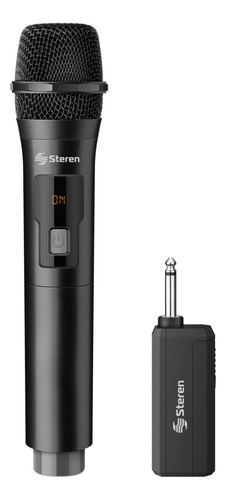 Micrófono Inalámbrico Karaoke C/batería Recargable Mic-285r Negro