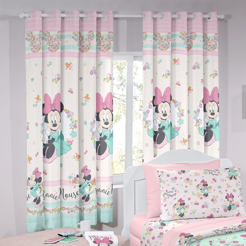 Cortina Infantil Minnie Liberty Disney Santista