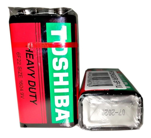 Bateria Pila Toshiba 9v Nuevo 6f22 1604 Heavy Duty