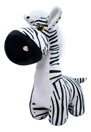 Zebra De Pelúcia Olhão - 22cm - Foffy