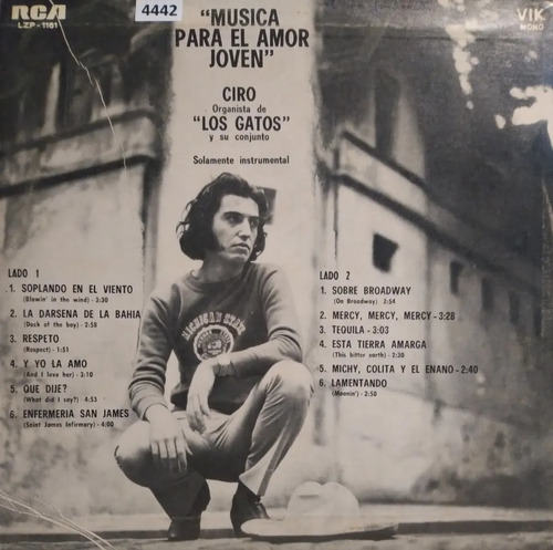 Ciro Y Su Conjunto (ciro Fogliatta) Ex Los Gatos Vinilo Orig (Usado)