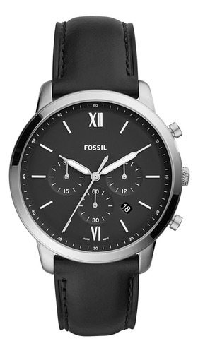 Relógio Fossil Masculino Chrono Prata Fs54520pn