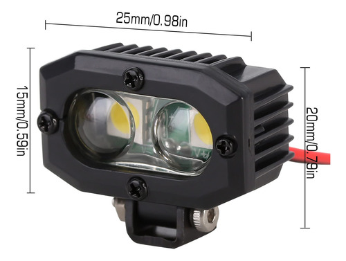 Faro Led Para Coche Crawler 1/10 Rc Axial Trx-4 Trx6 Scx10
