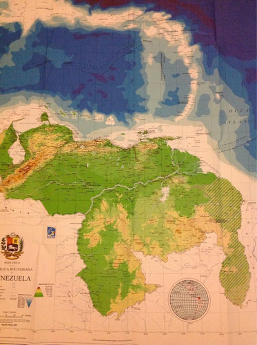 Mapa Físico De Venezuela 2008