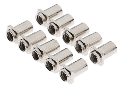 10 Pcs Tuercas Giratorias Orejeta De Batería De Piso Para
