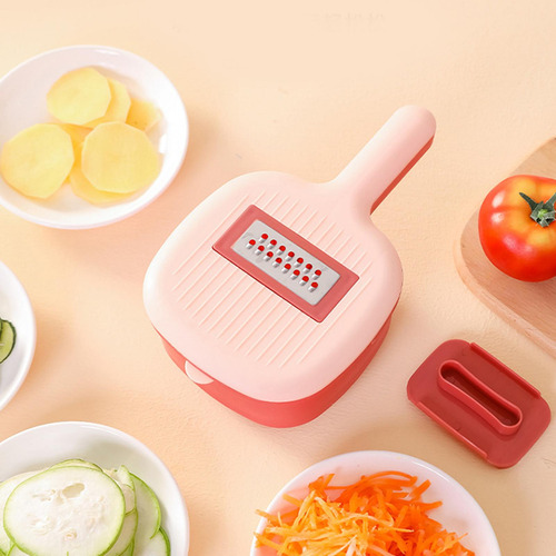 Picadora De Verduras Fácil De Operar Trituras Rosado