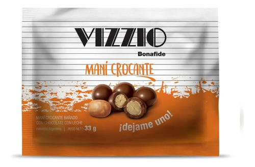 Bonafide Vizzio Maní Crocante Caja X 12un