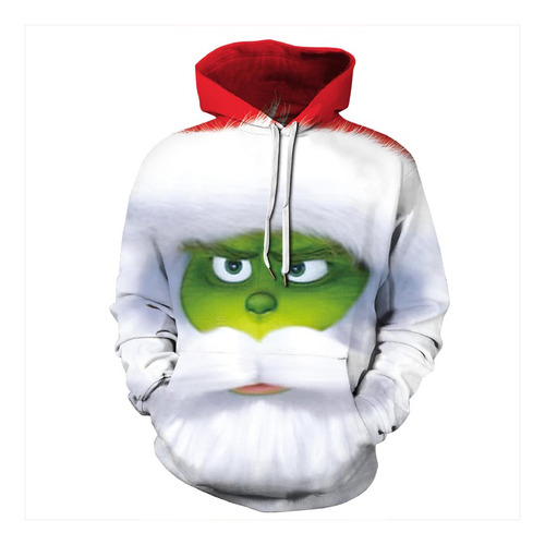 Sudadera Con Capucha Navideña De Ugly Grinch, Suéter Navideñ