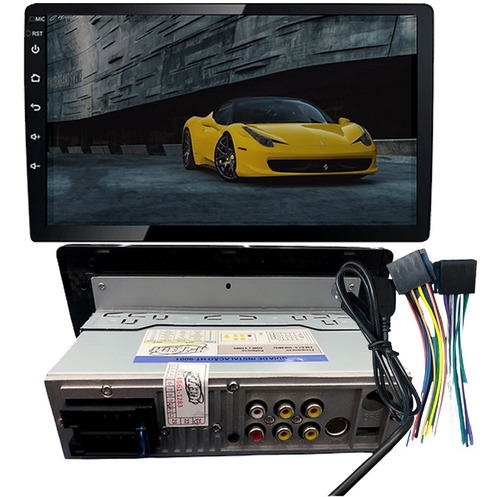 Multimídia 2 Din Encaixe 1 Din Ht-9001 Mp5 9 Pol Bt Usb Fm