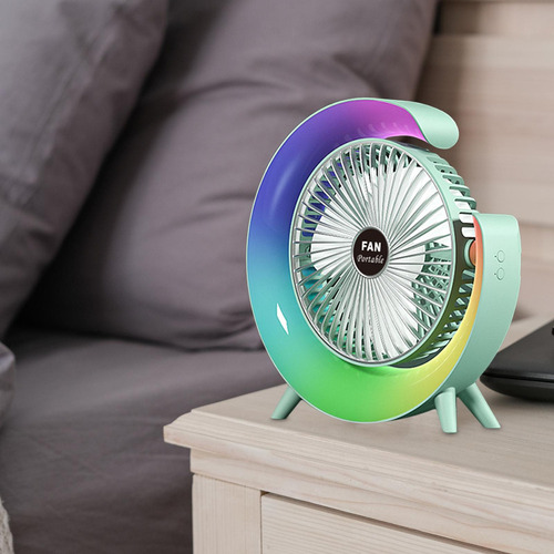 Mini Ventilador Mesa Escritorio Con Inclinación Ajusta