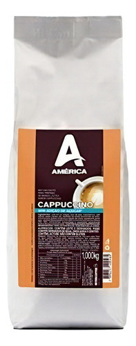 América profissional solúvel cappuccino sem adição de açúcar 1.010kg