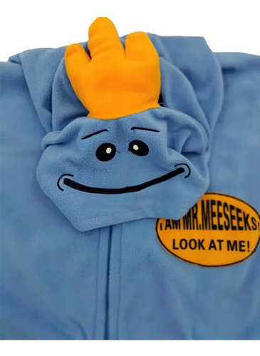 Pijama De Dibujos Animados Con Disfraz De Mr Meeseeks Polar