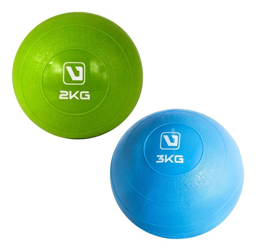 Kit Bolas De Peso 2 Kg E 3 Kg Exercícios Treino Fisioterapia
