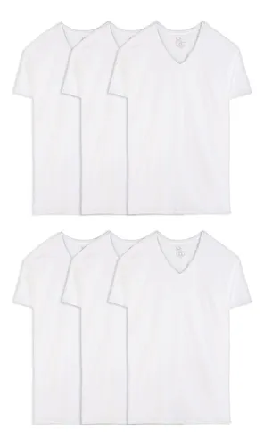 Fruit Of The Loom Camiseta Con Cuello En V De Talla Alta Par