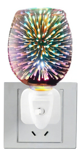 Lámparas difusoras de aroma con enchufe eléctrico, lámparas LED de color fijo