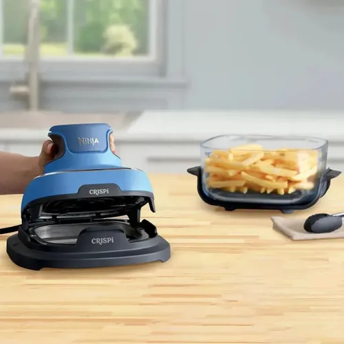 海外製　Ninja Crispi Ninja crispi 5-in-1 portable glass air fry imp azul 127