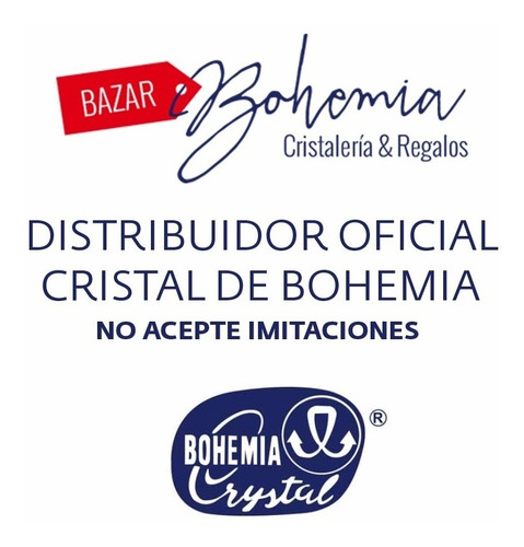 Imagen 6 de 6 de Copa Champagne Cristal Bohemia Original Setx6 Viola 190ml