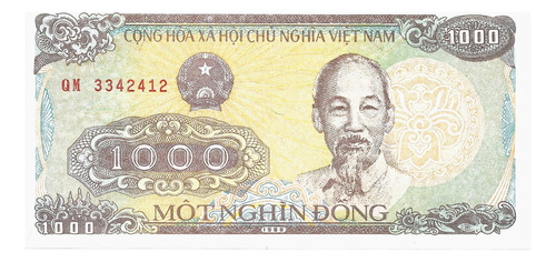Vietnam Billete De 1.000 Dong Año 1988 Pick 106a - S/circ.