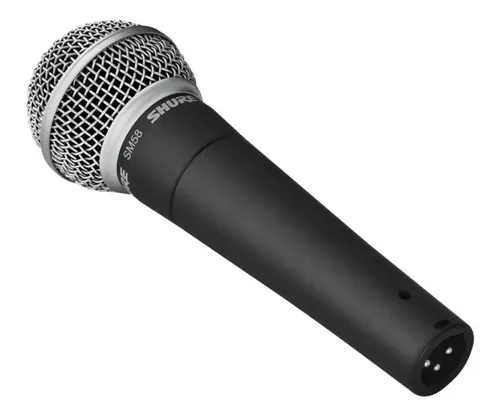 Microfone vocal cardióide dinâmico Shure Sm58 | Parcelamento sem juros