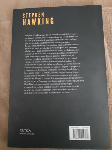 El Universo En Una Cascara De Nuez Stephen Hawking (Usado)