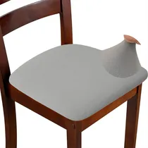 Comprar Juego De 4 Fundas Elásticas Sillas De Comedor, Cuadrad...