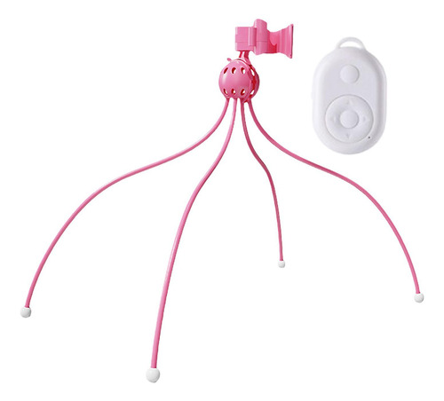 Soporte Para Teléfono Para Cama Rosa Con Control Remoto