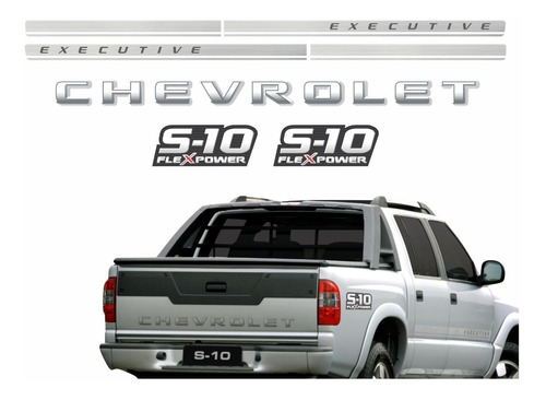 Faixa Adesivo Chevrolet S10 Executive Flex 2011 S10kit03