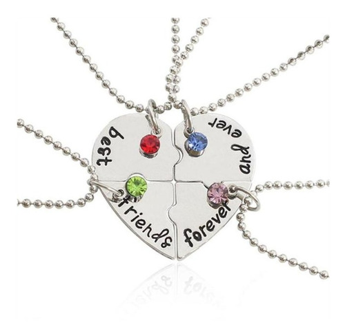 Collares Para Mejores Amigos Corazón Amor Best Friend Regalo