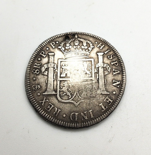 Moneda Colonia Española 1800 Carolus Plata - Numismatica (Usado)
