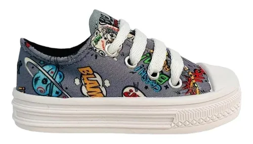 Zapatillas Couce De Lona Para Ni os Diferentes Estampados