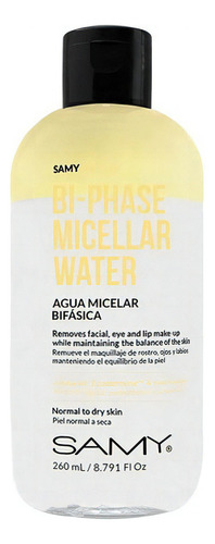 Agua Micelar Samy Bifasica X 260ml