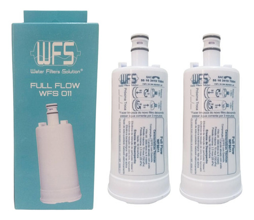 Kit 2 Filtro Refil Compatível Purificador Esmaltec Acqua 7