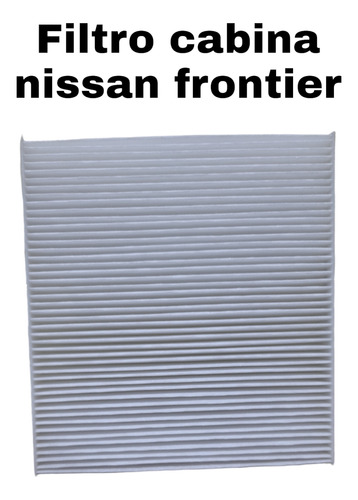 Filtro De Cabina Nissan Frontier 