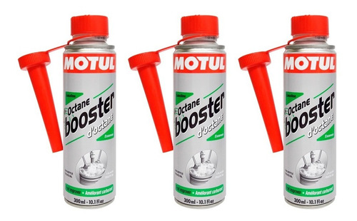 Kit Spray Gasolina Motul Super Octane Booster 300ml C/ 3 Un