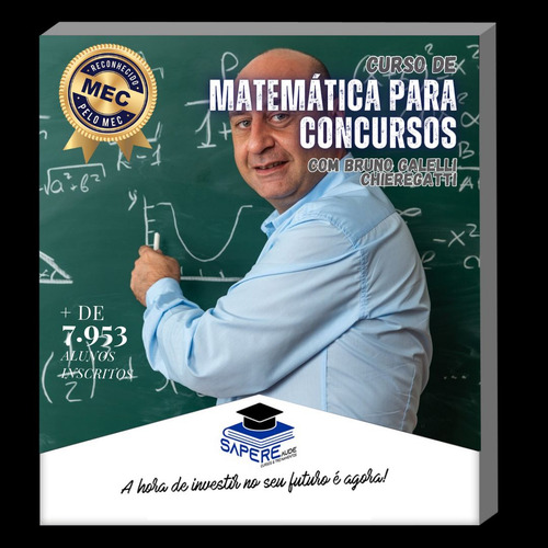 Curso Matemática Pra Concursos: Conteúdos Para Provas
