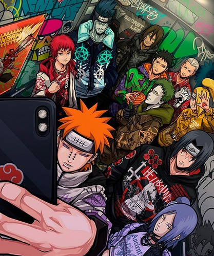 Poster De Naruto Y Sus Amigos Fan Art