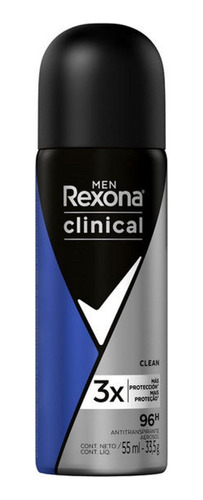 Pack X 3 Unid Desodorante En Aerosol  Men X55ml Rexona Clin