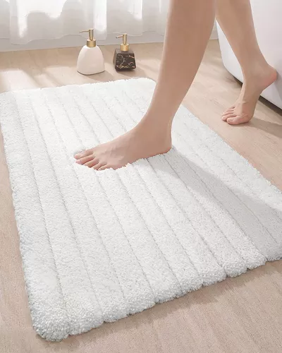 Alfombra de baño Alfombras de baño de secado rápido, alfombras de ducha  lavables, alfombrilla suave antideslizante para puerta de entrada para ducha,  puerta delantera, , Gris S Fanmusic Alfombra de baño