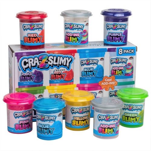 Slime Cra-z-art Cra-z-slimy Bold & Bright Multicolor
