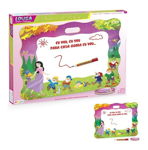 Lousa Quadro Infantil Criança Branca Neve Educativo Escolar