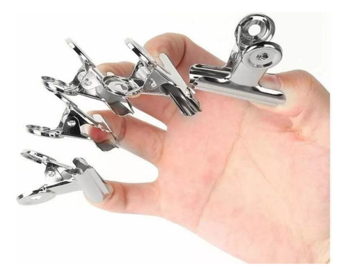 Clips De Extensión De Uñas Curva C Tornasol ( 5 Unidades)