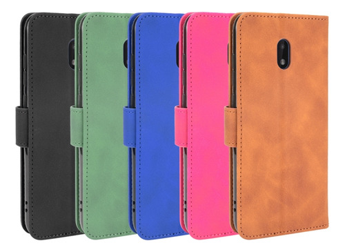 Funda Con Tacto Suave En Color Rojo Rosa For Nokia C1 Plus