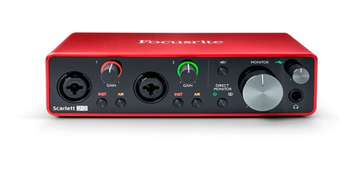 Interfaz Audio Focusrite Scarlett 2i2 3ra Gen + Envío Expres